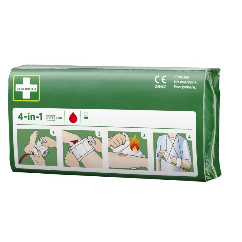 CEDERROTH 4-in-1 Bloedstelpend Verband, mini